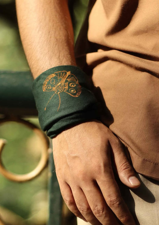 Eternal Spring  Bandana — Hand-Bleached