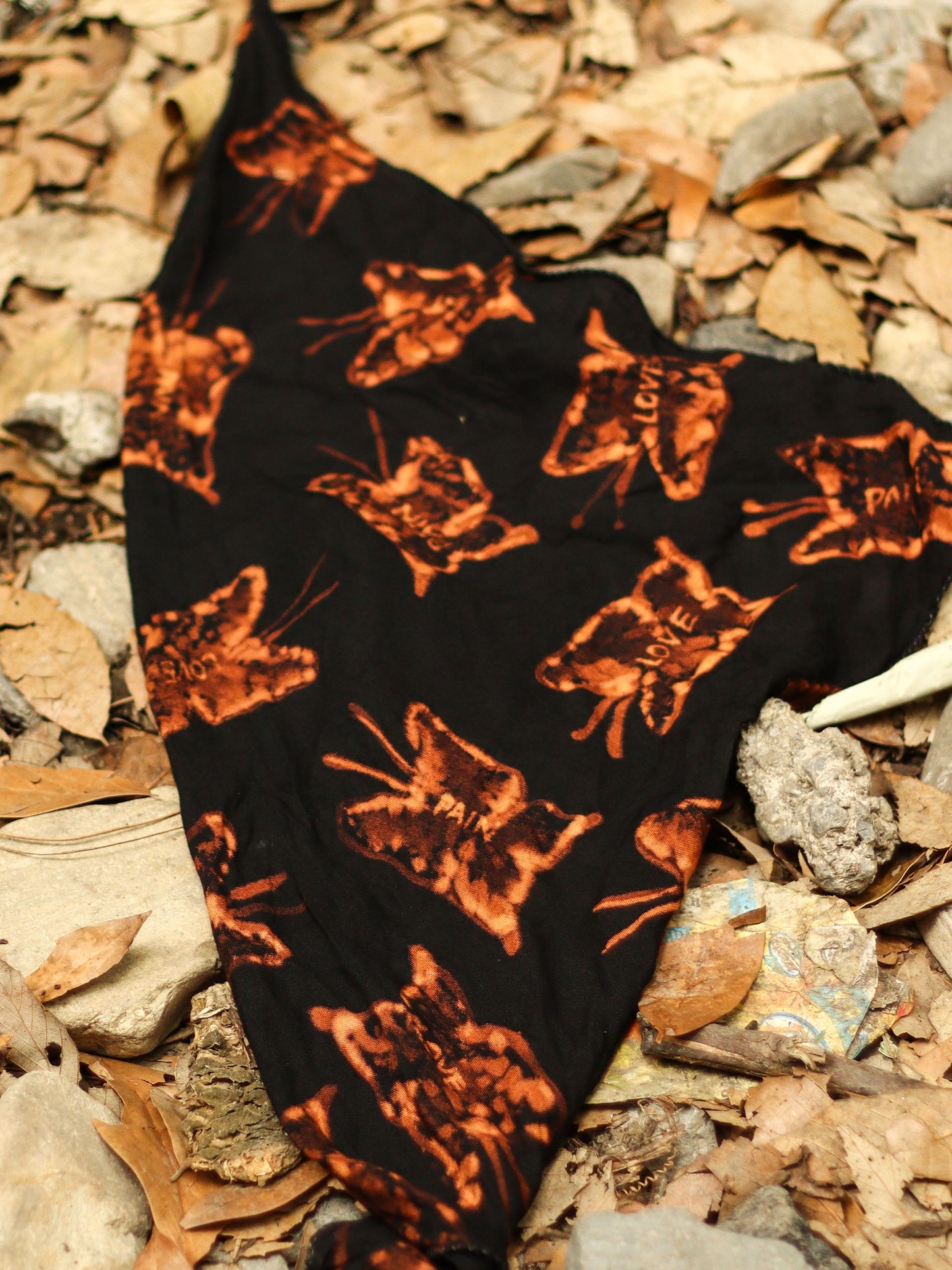 Dreams Bandana — Hand-Bleached